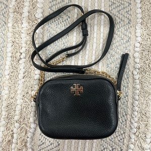 Black leather Tory Burch crossbody